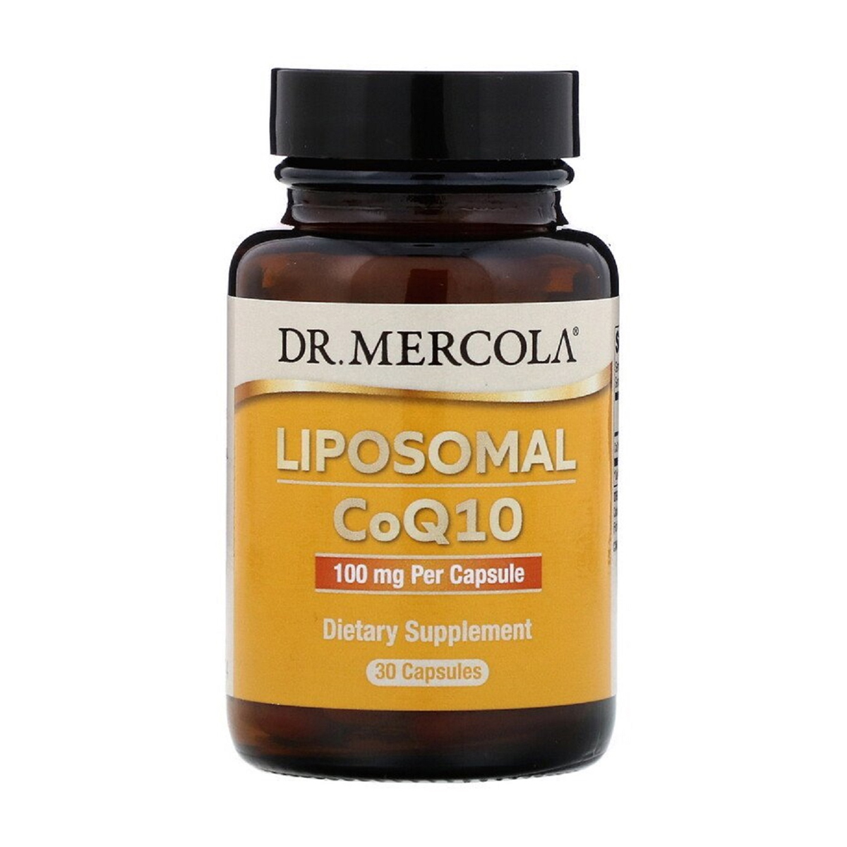 Коензим Q10 Dr. Mercola Liposomal CoQ10 100 мг, 30 капсул