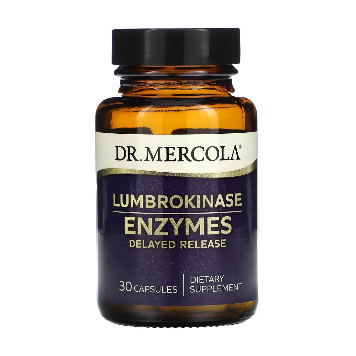 Люмброкіназа Dr. Mercola Lumbrokinase Enzymes, 30 капсул